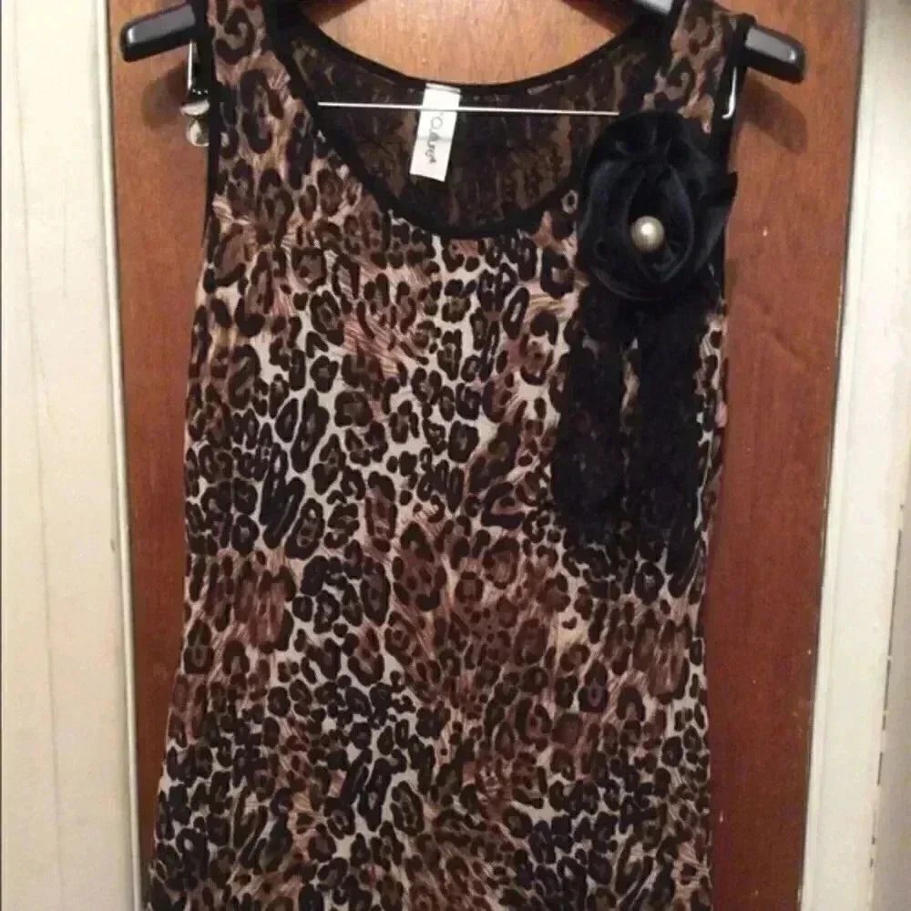 5th culture leopard top. ❤️